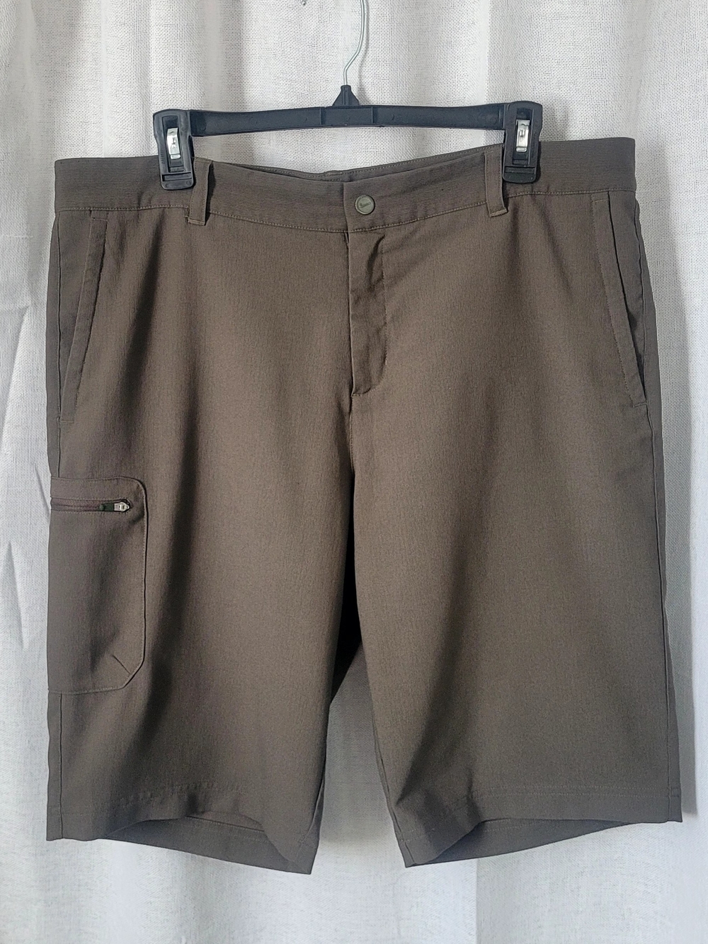 Nike Golf Tech Dri-FIT Shorts Mens 35 Cargo Khaki Olive Green 585818-324